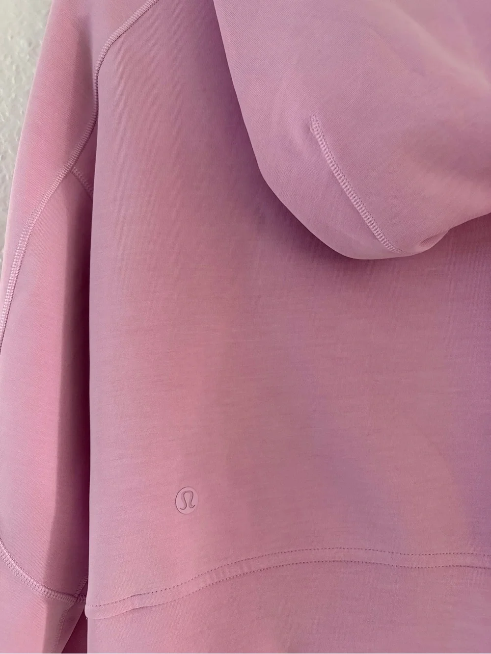 Lululemon soft stream pink hoodie